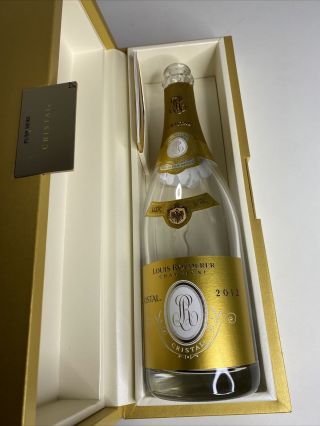 2012 Louis Roederer Cristal Champagne Bottle (empty Bottle,  Cork,  Muselet/cage)