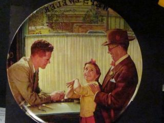 2011 Norman Rockwell Heritage The Jewelry Shop Ltd Ed Plate Box &