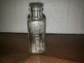 Miniature Sample Size Hires Extract Bottle Philadelphia Pa For Home Use 2 5/8 "
