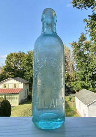 Laney Bros Philadelphia Pa Ginger Ale Blob Bottle Blown 1880s Beer Soda Mineral