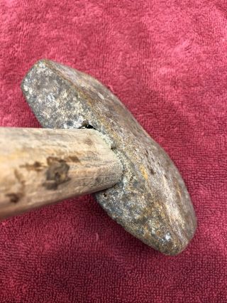 3 Pound Hand Forged Stone Masons Hammer Vintage Antique Early Vtg Patina Rare Bk
