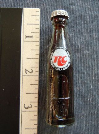 Vintage Miniature Royal Crown Rc Cola Bottle