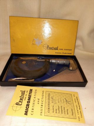 Vintage Central Tool Co.  3 " Outside Micrometer 32rl