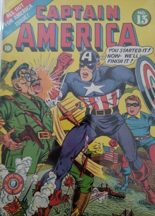 Captain America Comics 13 Golden Age.  Aphil 1942