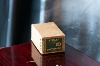 Vintage Stanley No.  95 Butt Marking Gauge w/Box & Instructions 3