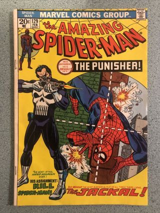 Spider - Man 129 Vol 1 1974 1st App Of The Punisher