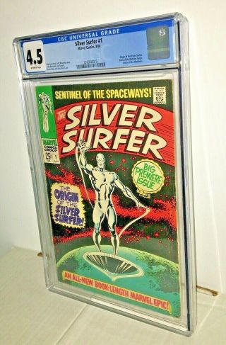 Silver Surfer 1,  Cgc 4.  5,  Off - White Pages