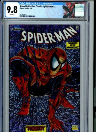 Marvel Collectible Classics 2 - Spider - Man 1 Foil Cgc 9.  8