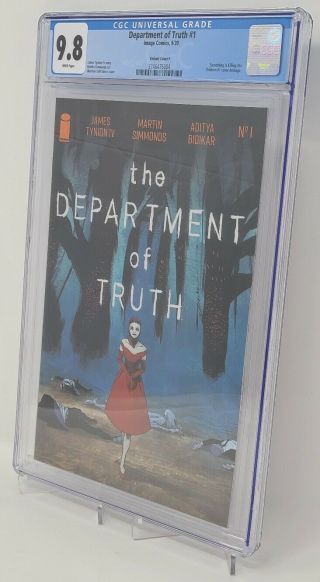 Department Of Truth 1 Cgc 9.  8 1:100 Variant Siktc Homage Cover