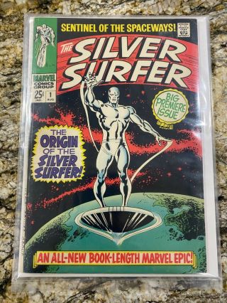 Vintage Silver Surfer 1 1968 And 4 Marvel Comics Origin Of The Silver Surfer