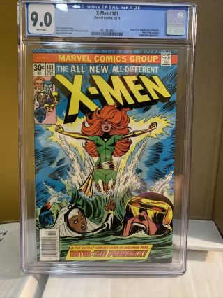 X - Men 101 Cgc 9.  0 Vf (oct 1976,  Marvel) 1st Appearance Of The Phoenix