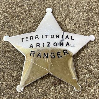 Franklin 1987 Sterling Silver Territorial Arizona Ranger Badge
