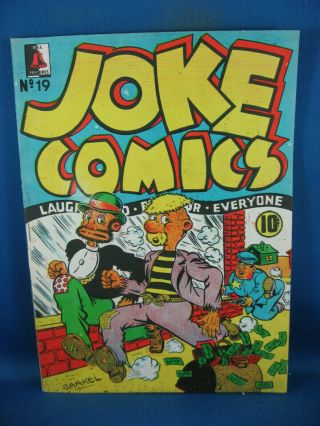 Joke Comics 19 F Vf Scarce Canadian White 1945 The Wing