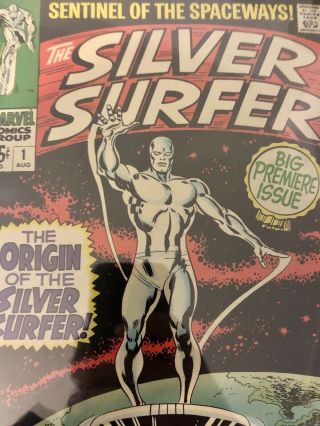 SILVER SURFER 1 CGC 6.  0 OW P 1968 MARVEL ORGIN 1ST SOLO SERIES TALES OF WATCHER 2