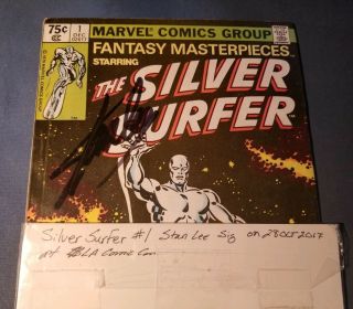 Stan Lee Signed The Silver Surfer 1 Marvel Comic Book AUTHENTIC AUTOGRAPH 6