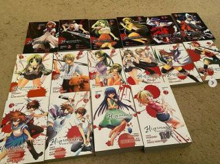 Higurashi (when They Cry) English Manga Oop/rare Set - Near Complete