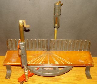 Vintage Cast Iron Stanley Miter Box No.  60 18 " Antique Wood Cabinet Shop Tool