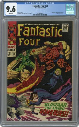 Fantastic Four 63 Cgc 9.  6 1967 2058669011