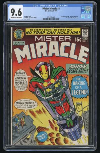 Mister Miracle 1 Cgc 9.  6 (dc 3 - 4/1971) 1st App Mister Miracle & Oberon