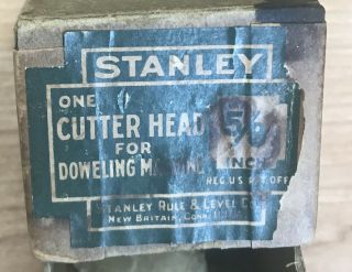 5/8 " Cutter Head Box Only For Stanley No.  77 Doweling Machine