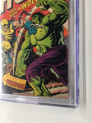 Incredible Hulk 181 1st full Wolverine appearance CGC 4.  5 Marvel Comic 6