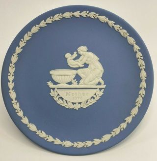 Wedgwood White On Blue Jasperware Mother 