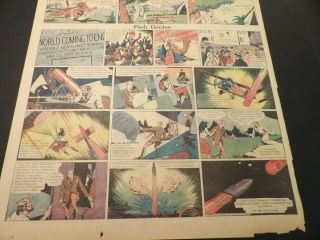 Flash Gordon/Jungle Jim by Alex Raymond - Jan 7,  1934 - 1st Sunday Comic Full - Size 3