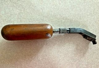 Antique Vintage Wood Handled Scraper Hand Tool