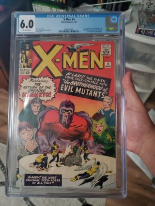 X - Men 4.  1st Scarlet Witch,  Quicksilver & Toad.  6.  0 Fn - Cgc