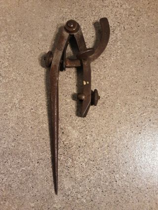 Antique P.  S.  & W.  No.  6 Wing Compass Divider For Pencil Early 1910 