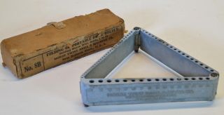 Vintage Morse Twist Drill Co.  Drill Bit Holder Stand Index Orig Box Folding 1906