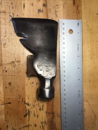 Vintage Craftsman In Oval,  Hatchet Axe Head With Nail Puller 1lb.  5oz