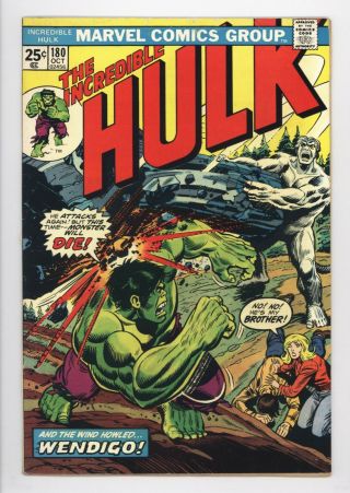 Incredible Hulk 180 Vol 1 1st Wolverine W/ Marvel Stamp