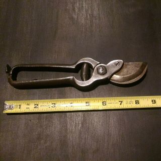 Vintage 9 " P.  S.  & W.  Co.  Pexto Pruning Shears - Cleveland Usa