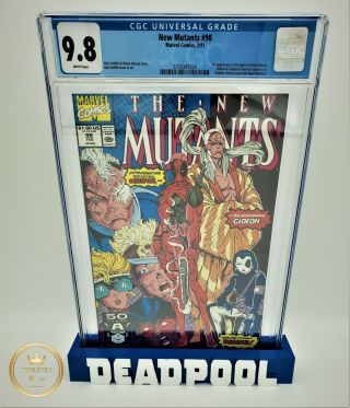 The Mutants 98 Cgc 9.  8,  First Appearance Of Deadpool,  1st Domino And Gidon