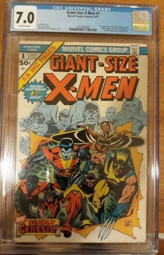 Giant - Size X - Men 1 Marvel Comic 1st Appearance Storm Nightcrawler Colossus 1975