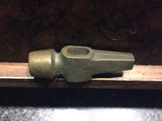 Vintage Solid Brass Hammer Head 2