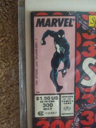 Spiderman 298,  299,  300 Newsstand Edition,  301,  302&303 3