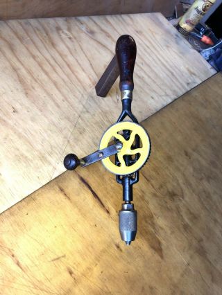 Vintage Radio Hand Drill Millers Falls No 85,  Antique,  Made In Usa