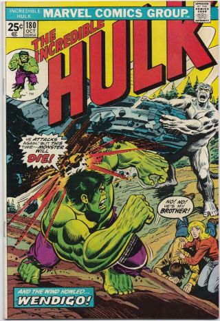 The Incredible Hulk 180 7.  0