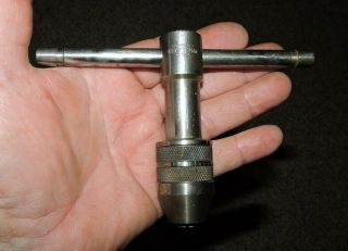 Vintage Craftsman No.  4067 Tap Wrench,  Usa,  No Id Markings,  Sliding T Handle