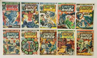 1973 Vol.  1 Ghost Rider Complete Set 1 - 81 Key Books Full Set Full Run