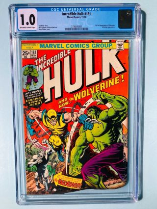 The Incredible Hulk 181 Cgc 1.  0 & 180 Raw - Wolverine 1st App.  Complete