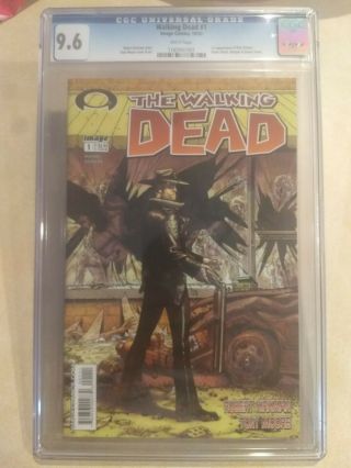 The Walking Dead 1 9.  6 First Rick Grimes,  Morgan And Duane First Print