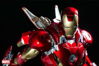 Xm Studios The Avengers Iron Man Mk Vii 1/4 Statue (u.  S.  Seller)
