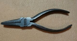 Kraeuter & Co.  No.  1751 - 6 6 Inch Long Flat - Nose Pliers W/ Side Cutters 1910 - 1920