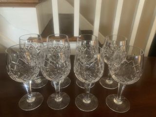 Royal Doulton Crystal Belvedere Pattern Wine Glass