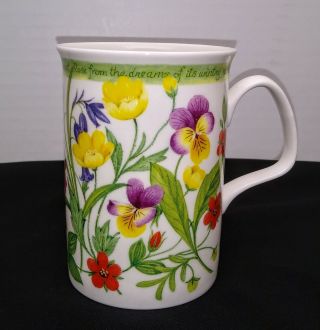 Roy Kirkham English Spring Floral Fine Bone China Tea Coffee Cup Mug