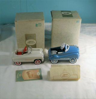 2 Hallmark Kiddie Car Classics,  Murray Champion & 1950 Torpedo,  Mib