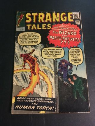 Strange Tales 110 1963 Marvel 1st App Of Dr.  Strange Holy Grail Lee Ditko Vg -